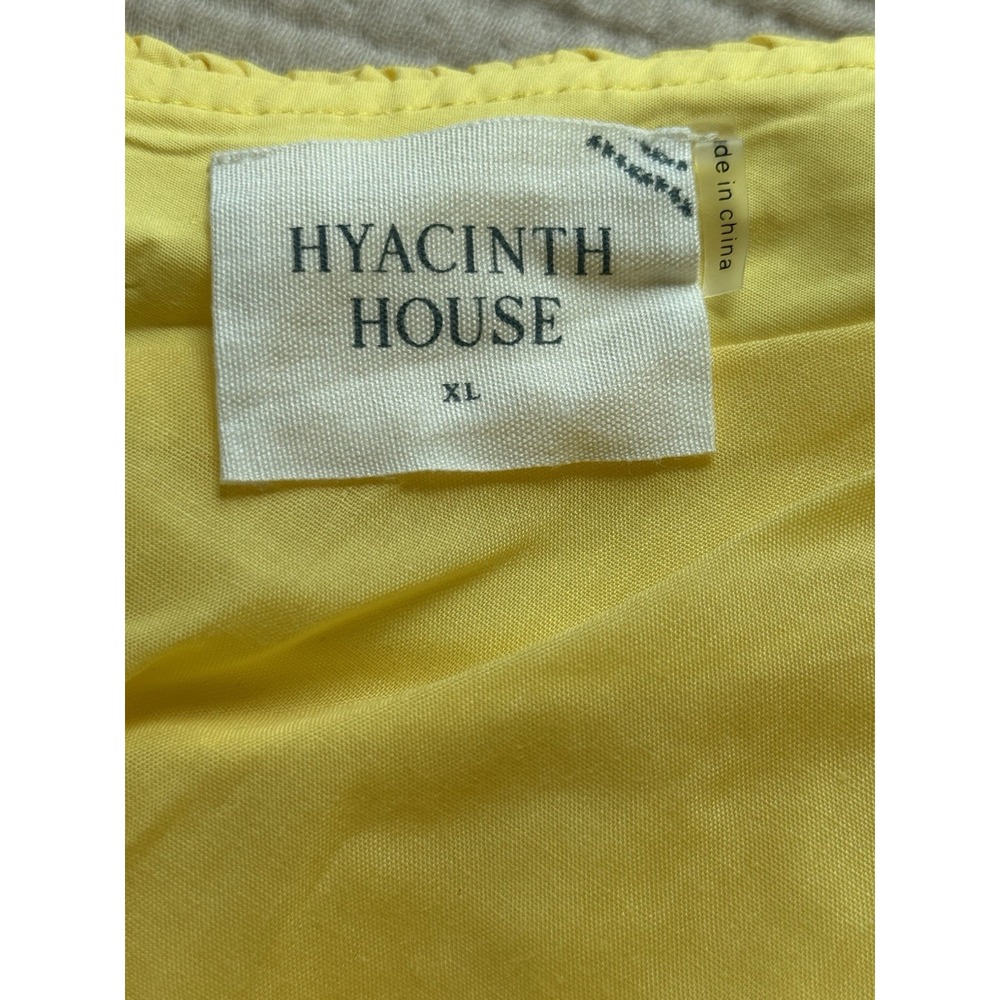 One-Shoulder Yellow Ruffle Mini Dress - Picture 4 of 6